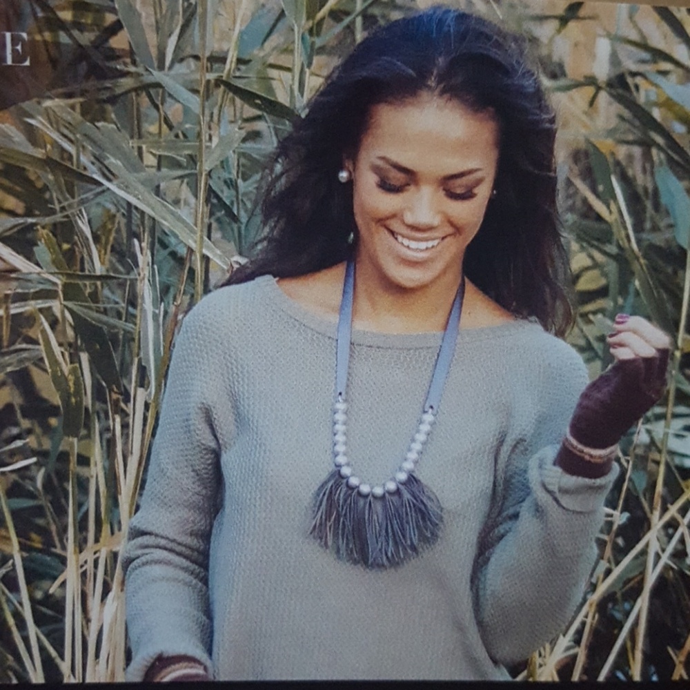 Plunder Fringe Necklace & Earrings Set